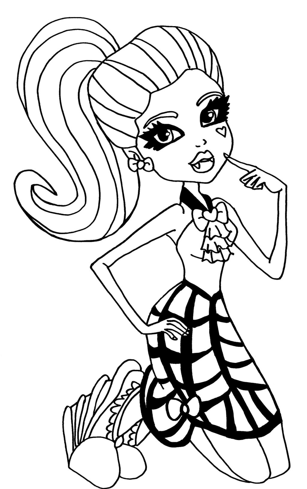 baby ghoulia coloring pages - photo #22