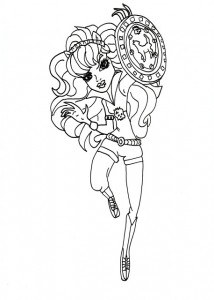 Dibujo Clawdeen Wonder Wolf