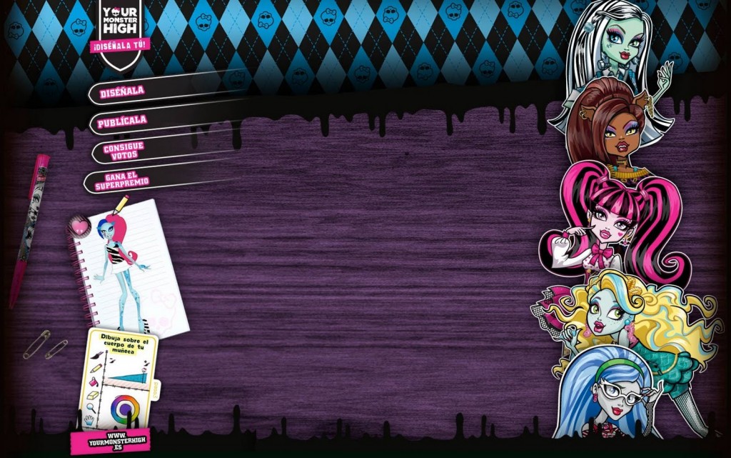 Fondo de escritorio de Monster High