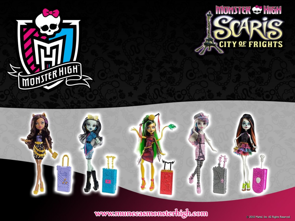 Fondo de las Monster High Colección Viaje - Scaris