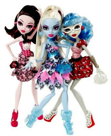 Monstruodisco - Dead Gorgeous - Pack 3 (Draculaura - Abbey - Ghoulia)
