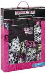 Set escolar regalo 4 piezas Monster High