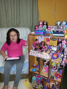 Colección Monster High de María