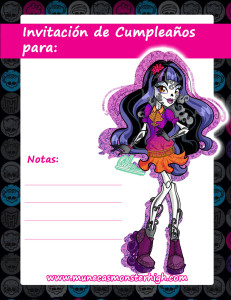 Invitación de cumpleaños de Skelita Calaveras