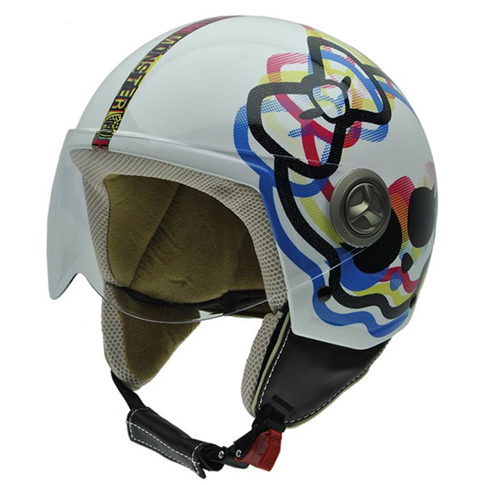 Casco de moto abierto Monster High