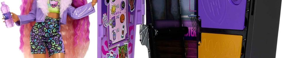 Clawdeen Wolf Skulltimate Secrets con armario y 15 accesorios sorpresa de moda